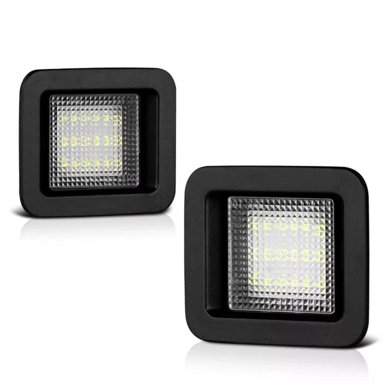 SPYDER Xtune 05-18 Ford F150 T10 Connector LED License Plate Bulb Assembly White 5500K LAC-LP-FF15015 -Pair 9045158