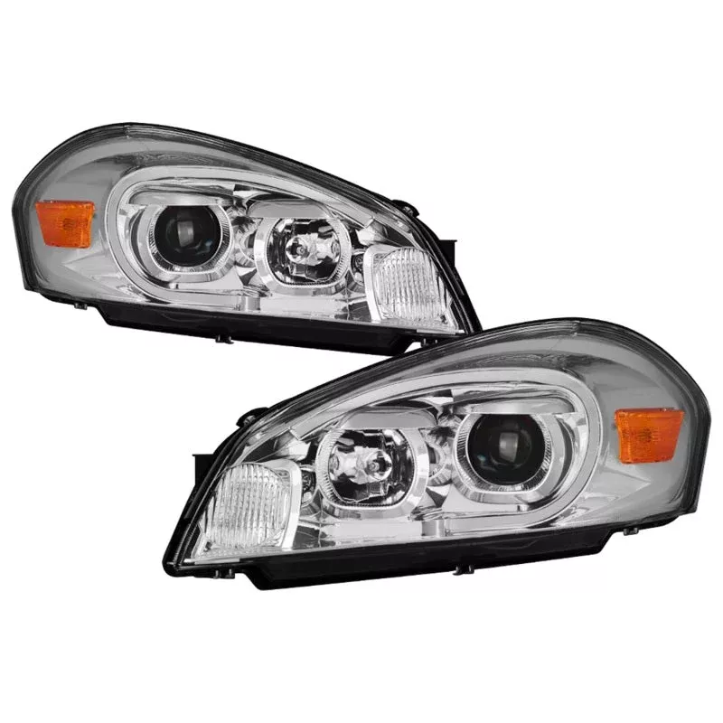 SPYDER xTune 06-13 Chevrolet Impala LED Light Bar Headlights – Chrome (PRO-JH-CIM06-LB-C) 9042249
