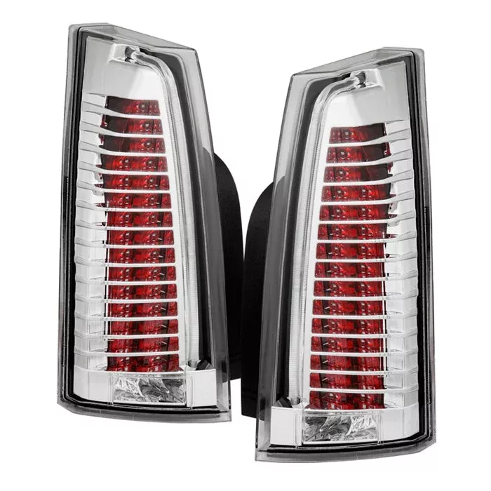 SPYDER xTune 08-13 Cadillac CTS Full LED Housing Tail Light – OE Black Clear ALT-JH-CACTS08-FLED-BK 9960352