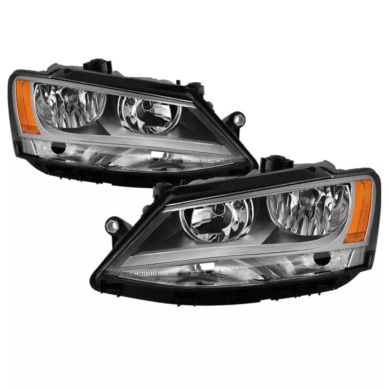 SPYDER xTune 11-18 Volkswagen Jetta Sedan OEM Style Halogen Headlights – Chrome (HD-JH-VJ11-AM-C) 9042348