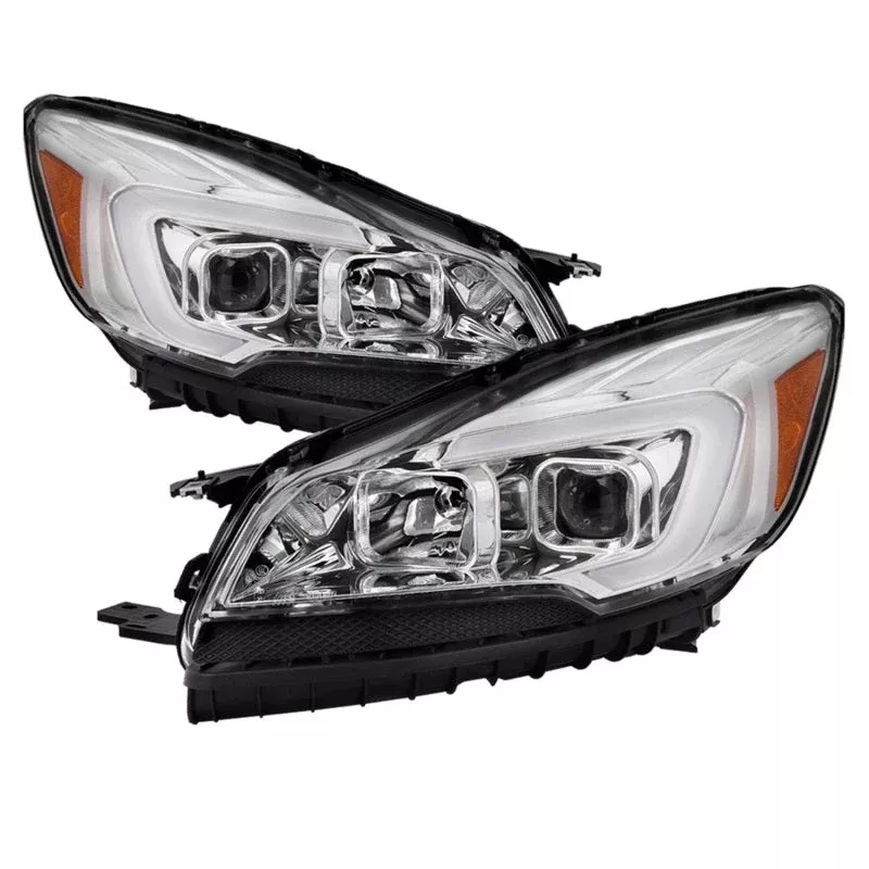 SPYDER xTune 13-16 Ford Escape 13-16 LED Light Bar Halogen Proj Headlights – Chrome (PRO-JH-FESCA13-LB-C) 9042928
