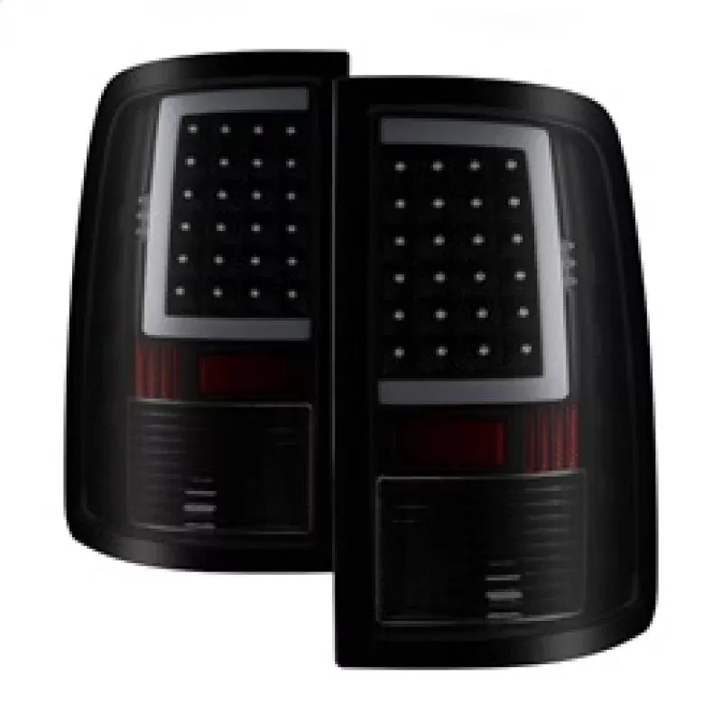 SPYDER xTune 13-18 Dodge Ram 1500 (LED Model Only) LED Tail Lights - Blk Smk (ALT-ON-DRAM13V2-LBLED-BSM) 9041020