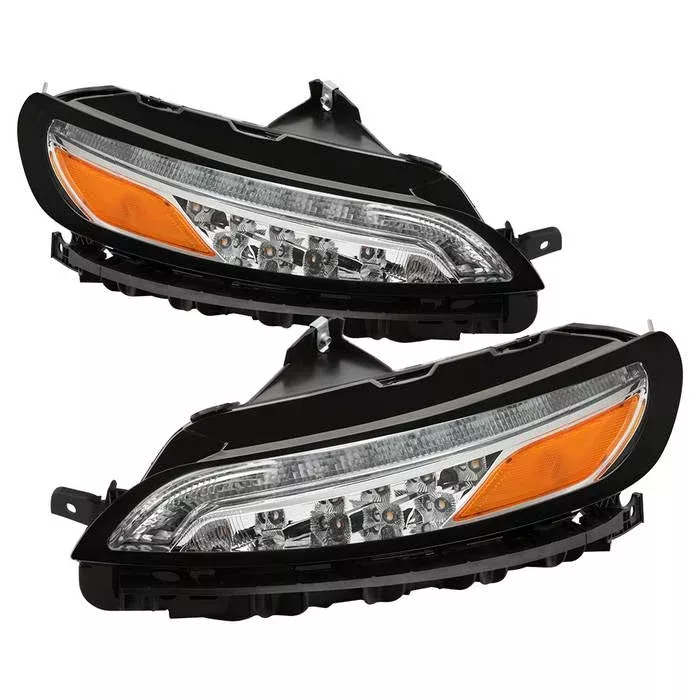 SPYDER xTune 14-17 Jeep Cherokee Parking Signal Lights – LED Daytime Running – Chrome – CBL-JH-JC14-LED-C 9047152