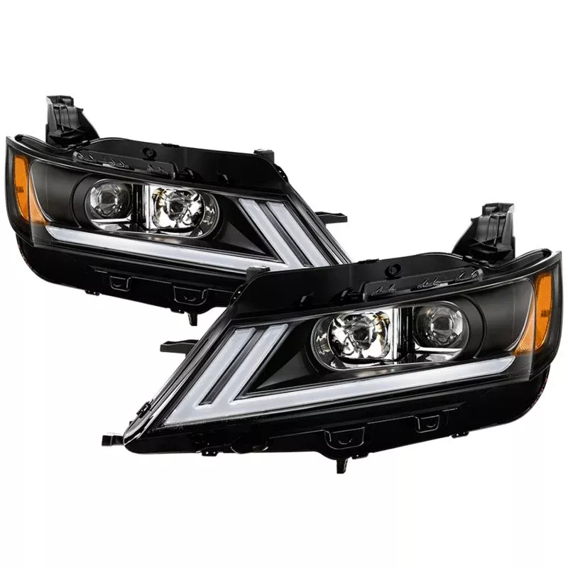 SPYDER xTune 14-18 Chevy Impala (Excl Limited) DRL Halogen Proj Headlights – Blk (PRO-JH-CIM15-LB-BK) 9042874