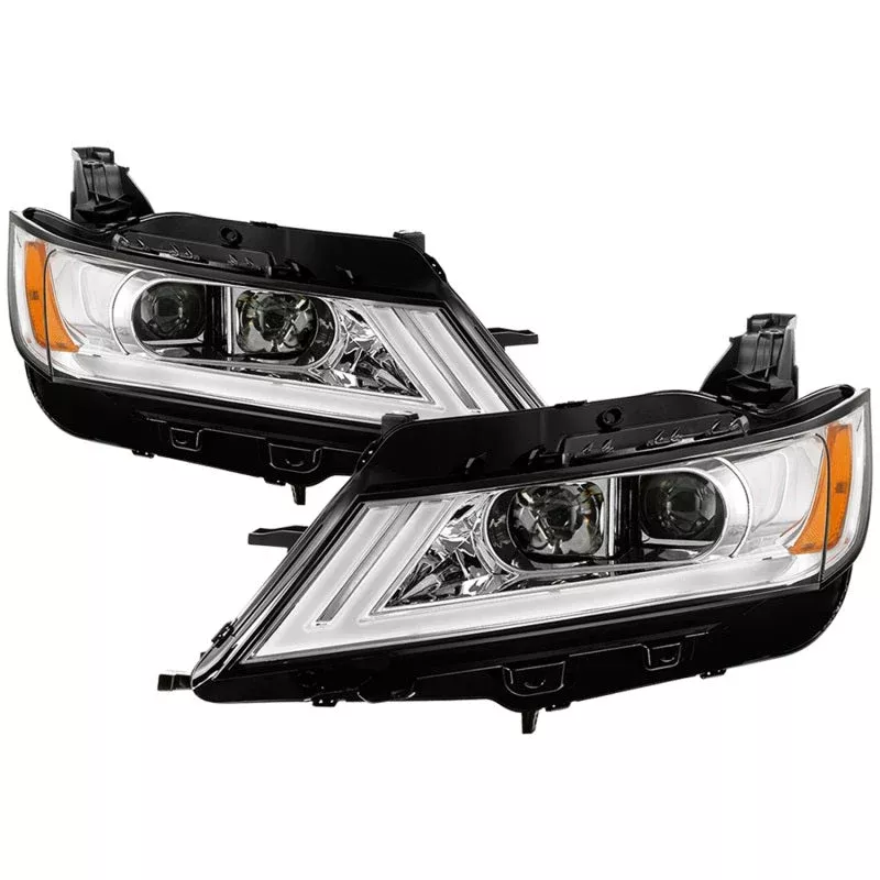 SPYDER xTune 14-18 Chevy Impala (Excl Limited) DRL Halogen Proj Headlights - Chrm (PRO-JH-CIM15-LB-C) 9042898