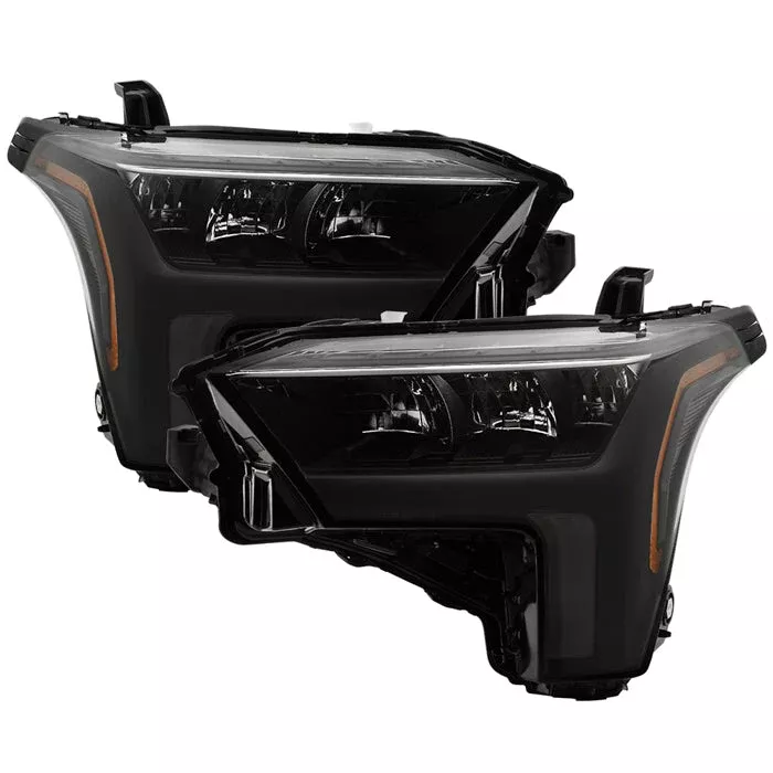 SPYDER Xtune 22-24 Toyota Tundra Black Housing Full LED Headlight - OE Black Set (HD-JH-TTU22-LED-AM-BK) 9956836