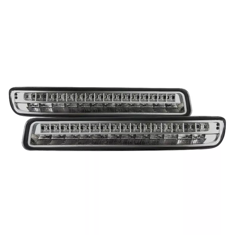 SPYDER xTune 99-06 GMC Sierra (Excl Denali) Full LED Bumper Lights – Chrome (CBL-GSI99-LED-C) 9029318
