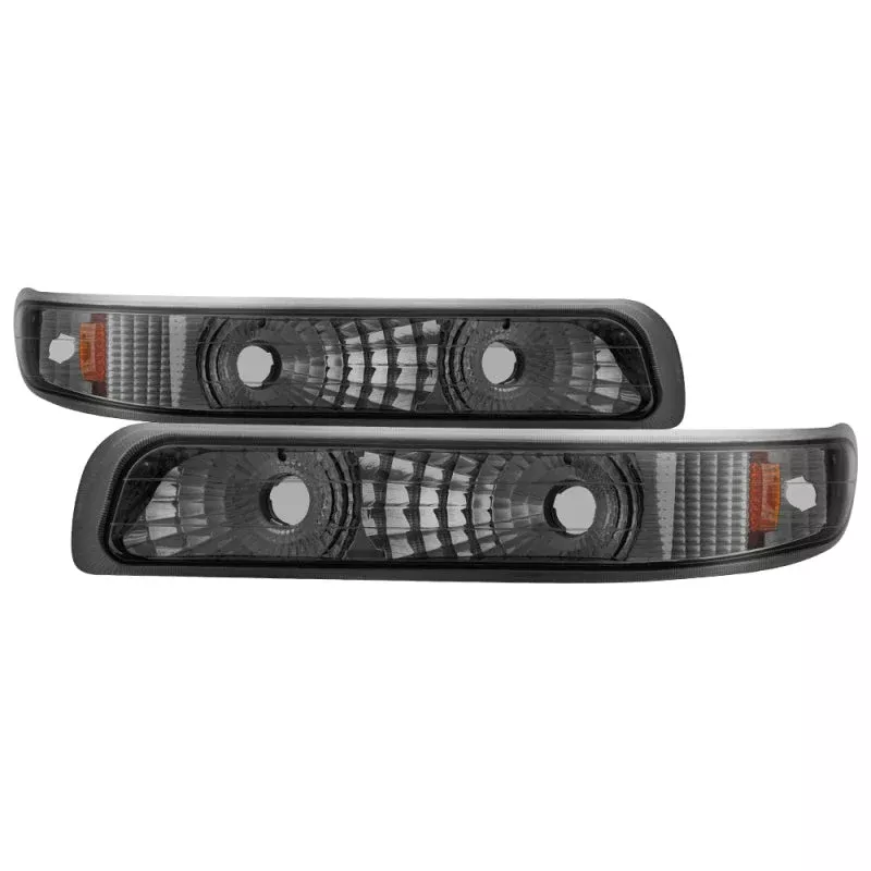 SPYDER Xtune Chevy Silverado 99-02 Amber Reflector Bumper Lights Smoke CBL-JH-CS99-AM-SM 5064288