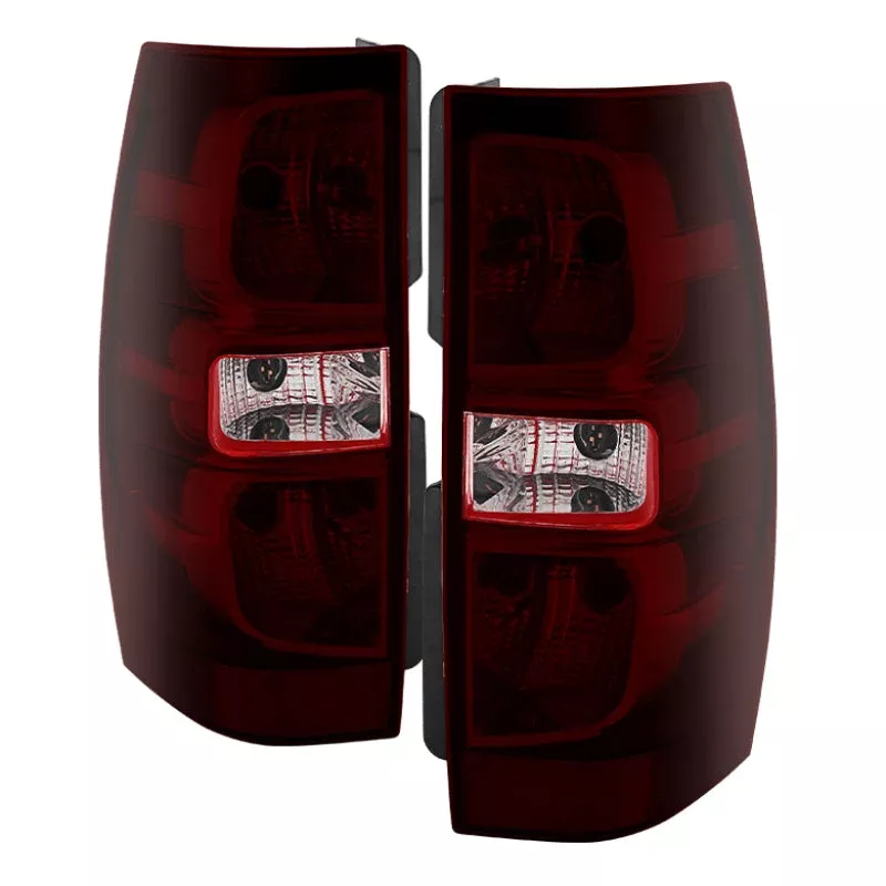 SPYDER Xtune Chevy Suburban 07-13 OEM Style Tail Lights Red Smoked ALT-JH-CSUB07-OE-RSM 9030222