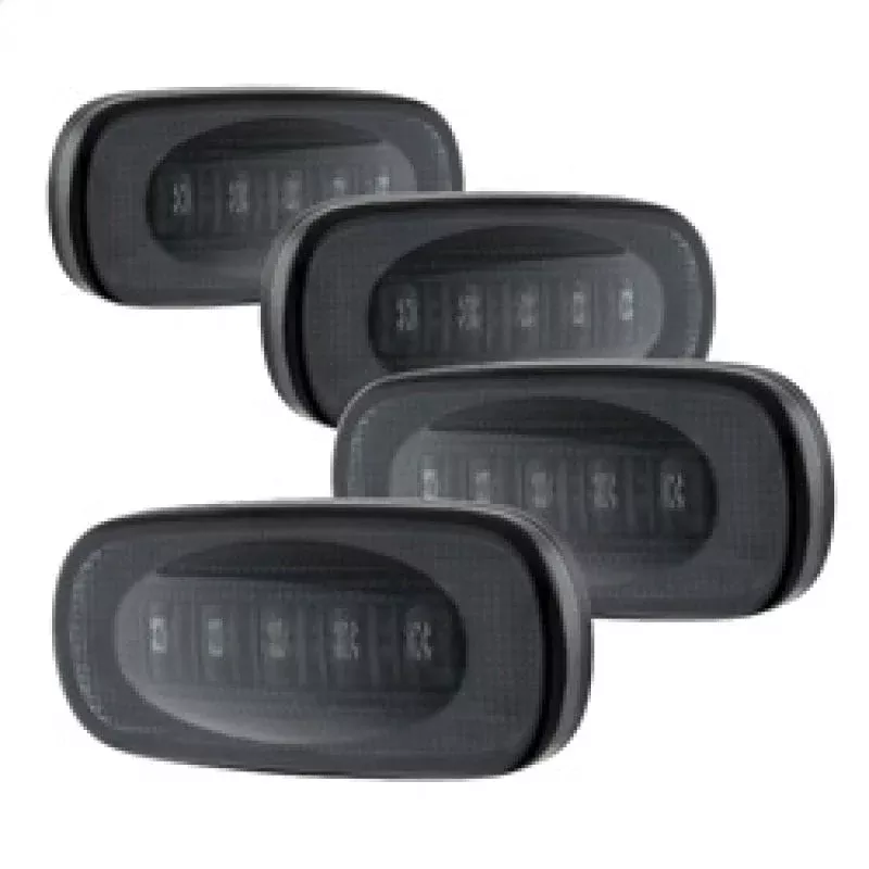 SPYDER Xtune Dodge Ram 03-09 (2 Rd/2 Am) LED Fender Lights 4pcs Smoke ACC-LED-DR03-FL-SM 9924767