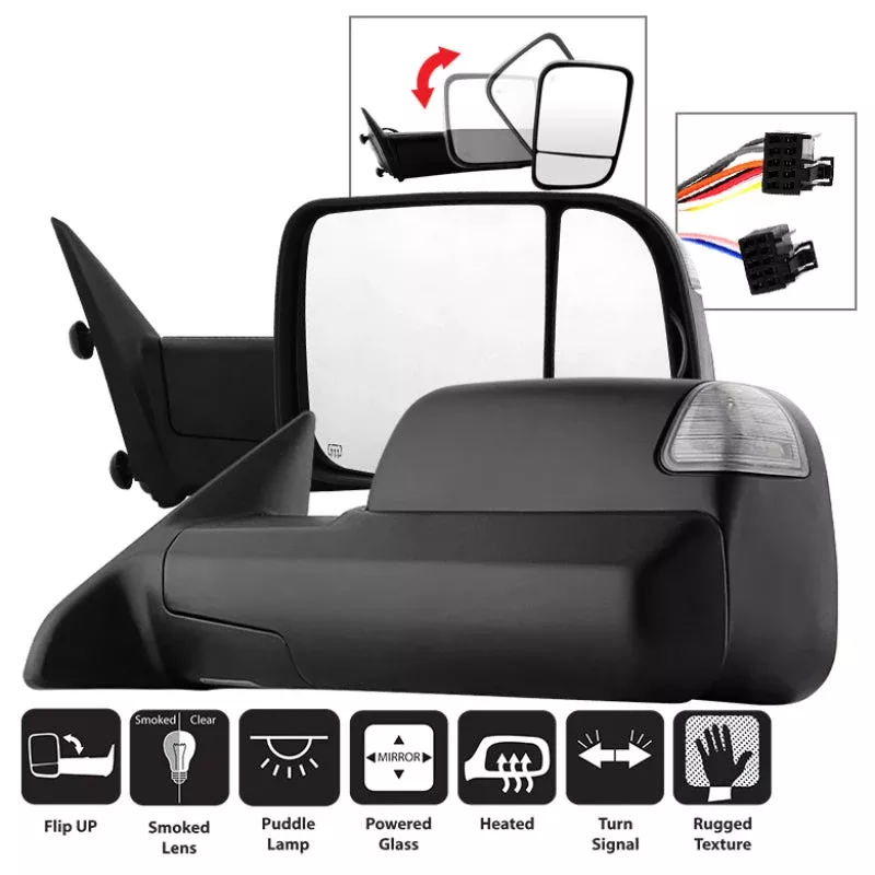SPYDER Xtune Dodge Ram 1500 09-12 L&R Manual Extendable Power Heated Adjust Mirror MIR-DRAM10-PW-SET 9935787