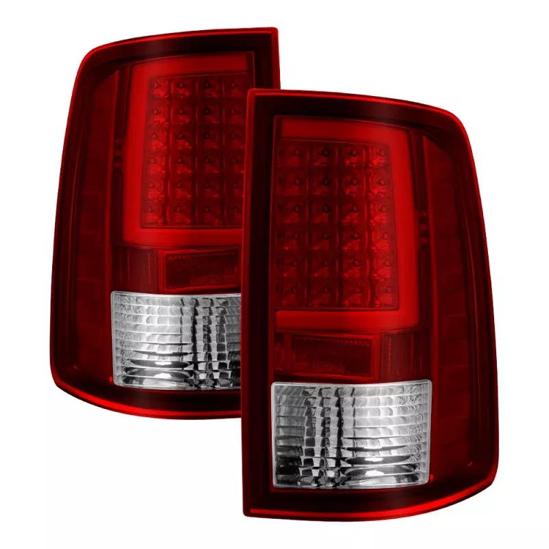 SPYDER xTune Dodge Ram 1500 09-16 LED Tail Lights Incandescent Model Only – Red Clear ALT-ON-DR09-LBLED-RC 5082213