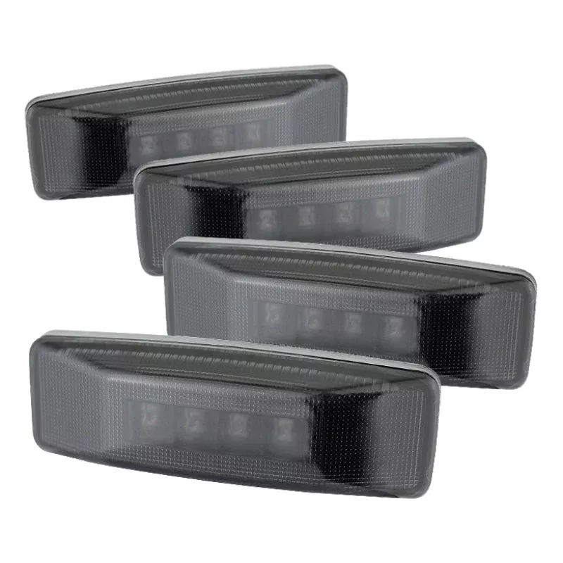 SPYDER Xtune Dodge Ram 94-02 Dually 2 Red LED+2 Amber LED Fender Lights 4pcs Smoke ACC-LED-DR94-FE-SM 9924705