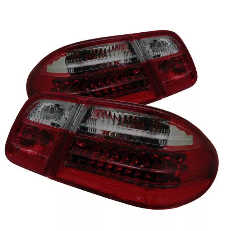 SPYDER Xtune Mercedes Benz W210 E-Class 96-02 LED Tail Lights Red Smoke ALT-CL-MBW210-LED-RSM 5020659