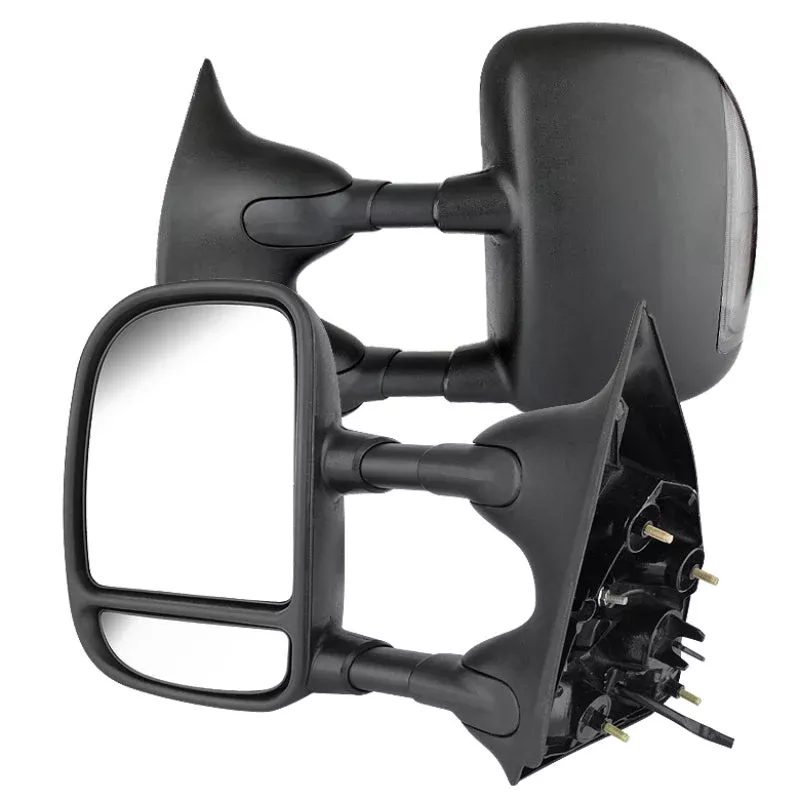 SPYDER Xtune Pair Ford Superduty 02-07 Extendable Power Heated Adjust Mirror Smoke MIR-FDSD99S-PW-SM 9925047