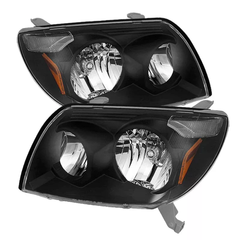 SPYDER Xtune Toyota 4Runner 03-05 Crystal Headlights Black HD-JH-T4R03-AM-BK 9023583