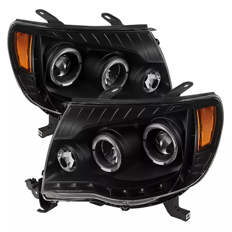 SPYDER Xtune Toyota Tacoma 05-11 Halo Projector Headlights Black PRO-JH-TT05-LED-BK 9027857