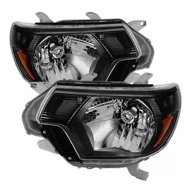 SPYDER Xtune Toyota Tacoma 2012-2015 OEM Style Headlights Black HD-JH-TTA12-AM-BK 9031069