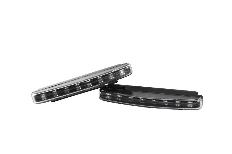 SPYDER Xtune Universal Drl 8 White LED Lights Black CBL-DRL-8LED-BK 5034366