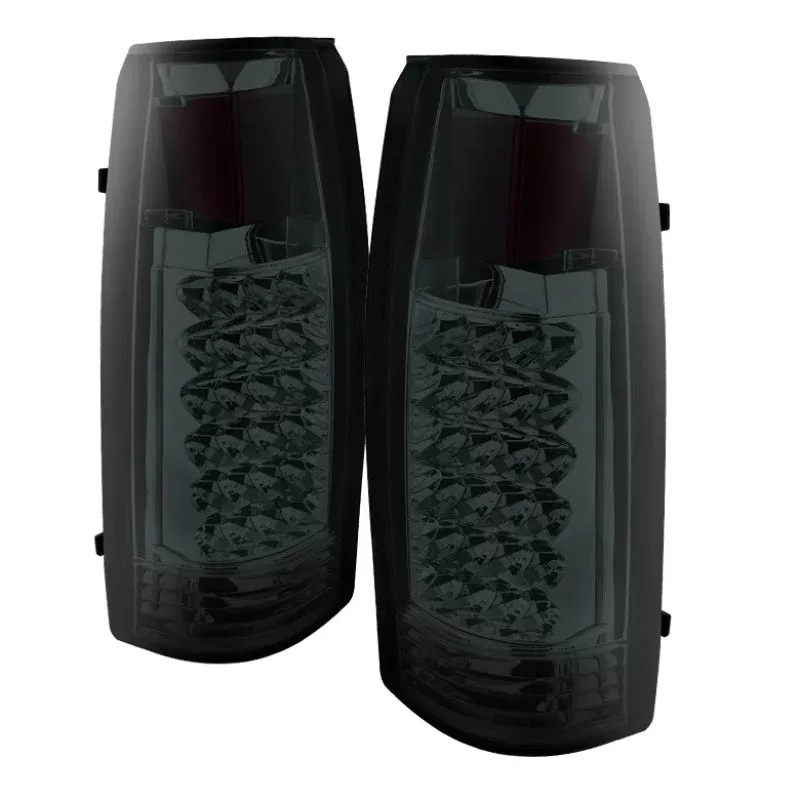SPYDER Xtune Yukon Denali 99-00 LED Tail Lights Chrome ALT-JH-CCK88-LED-SM 9022456
