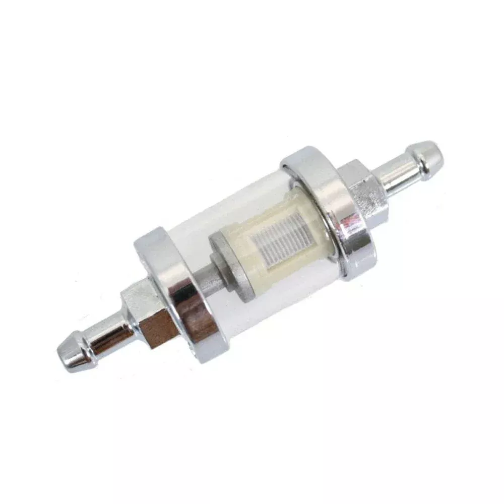 SSP-G Chrome 1/4" Fuel Filter - Cleanable