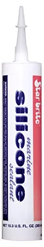 Star Brite 082123 Silicone Sealant Black Waterproof Marine-Grade 10.1 OZ