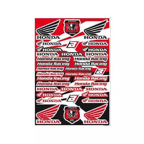 STICKER SHEET HONDA LOGO, BLACKBIRD 5076H PRE-CUT