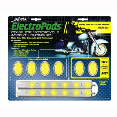 Streetfx Complete Light Kit Chrome W/Ye Llow Led - 1042791