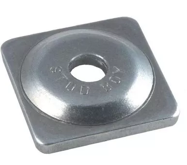 Stud Boy Square Backer Plates Aluminum 24/Pk - 2061-P1