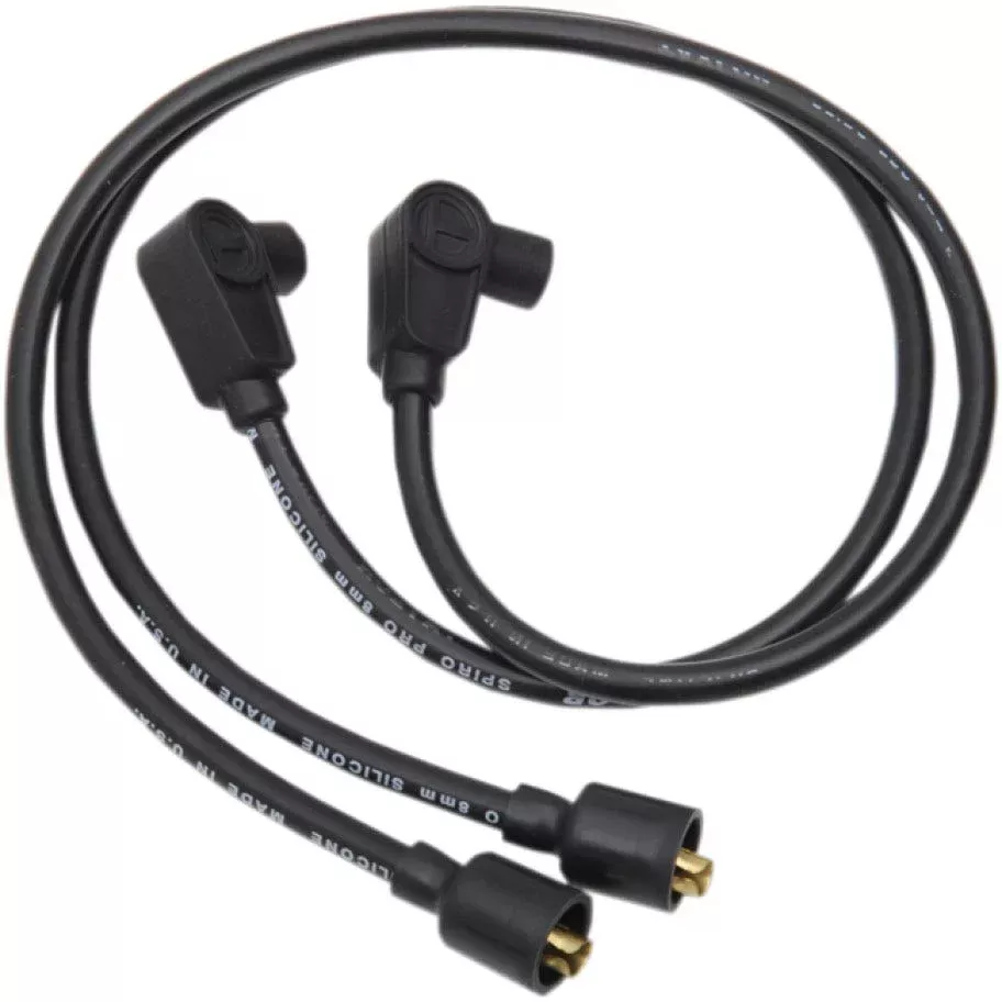 Sumax Taylor 20038 Spiro-Pro Black 8mm Spark Plug Wires 17-Up Harley Touring M8
