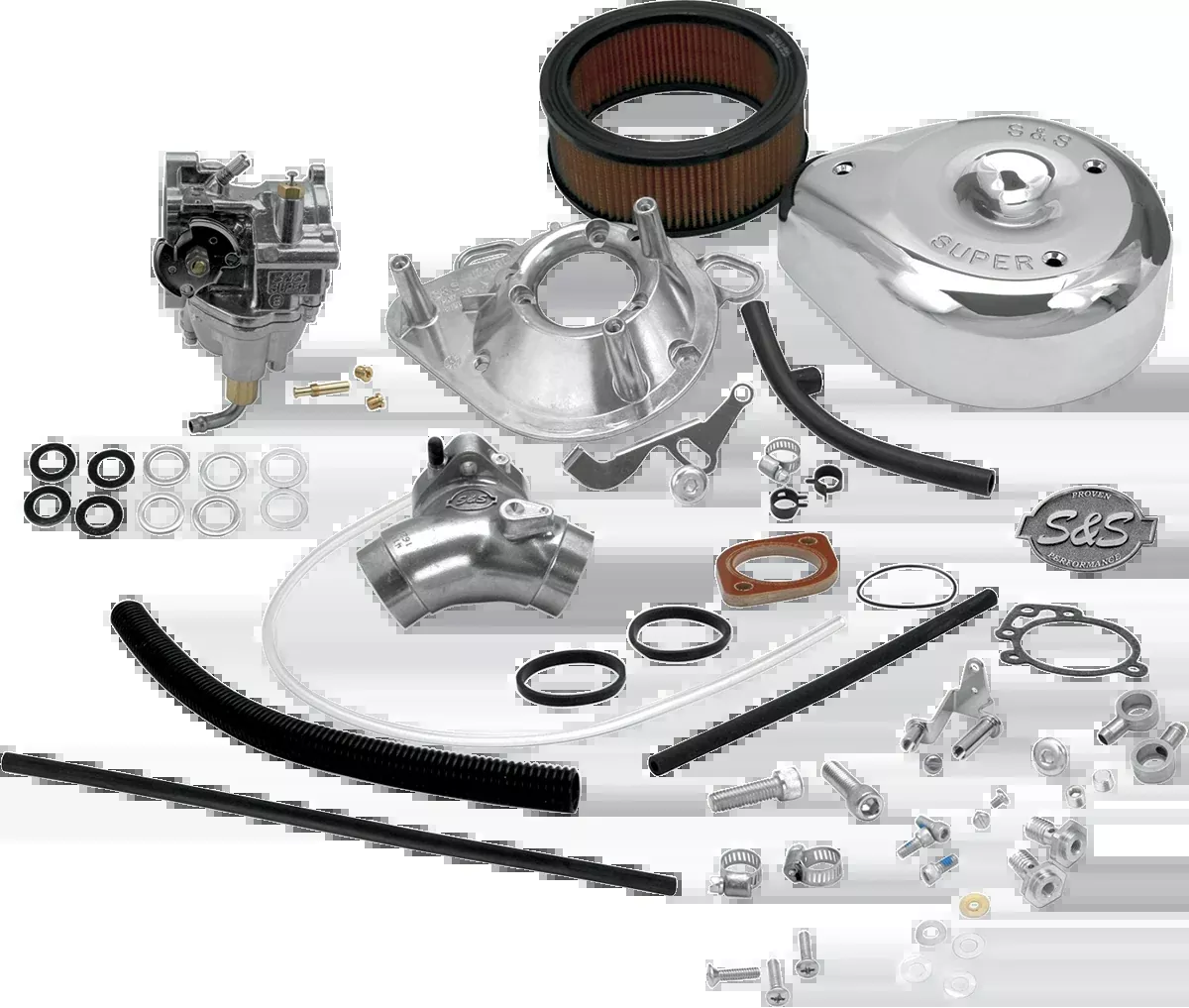 Super E Carburetor Kit with Manifold - Evolution Big Twin