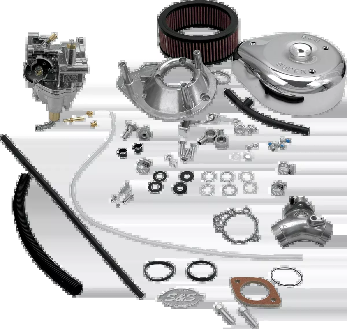 Super E Carburetor Kit with Manifold - Twin Cam