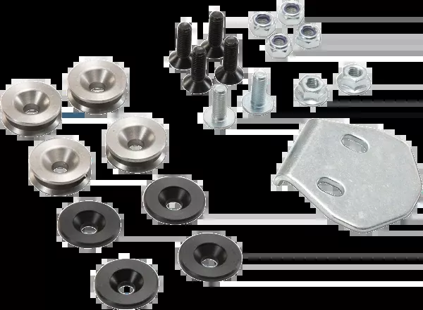 SW-Motech Adapter Kit For ADVENTURE-RACK – Black/Silver – TRAX Adventure/Ion/Evo