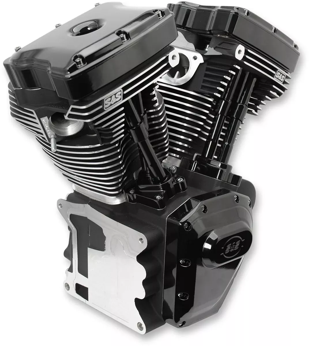 T124 Long Block Engine - Black - Touring | Dyna