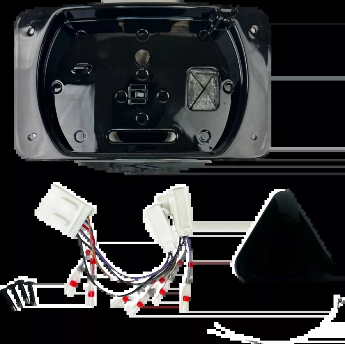 Taillight Eliminator/License Plate Mount - Black
