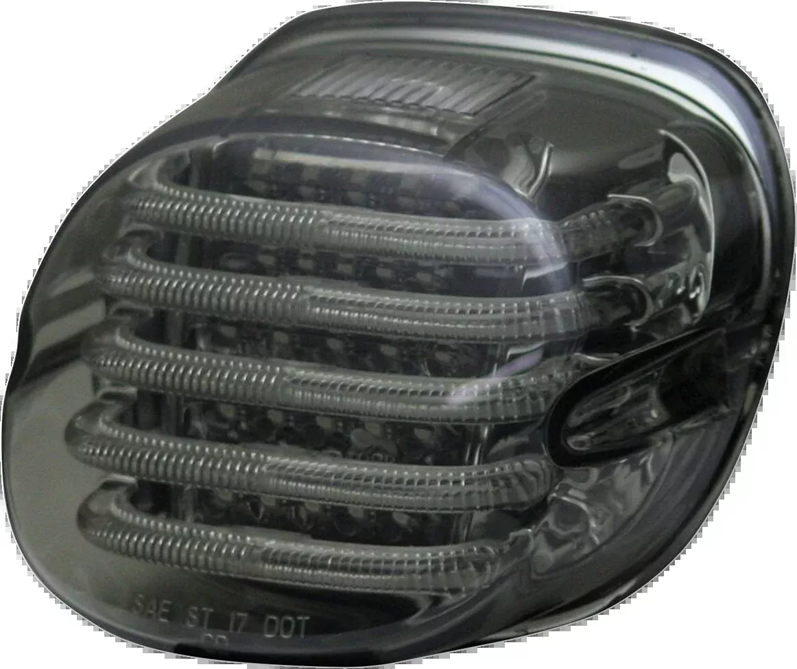Taillight - with Top License Plate Illumination Window - Smoke