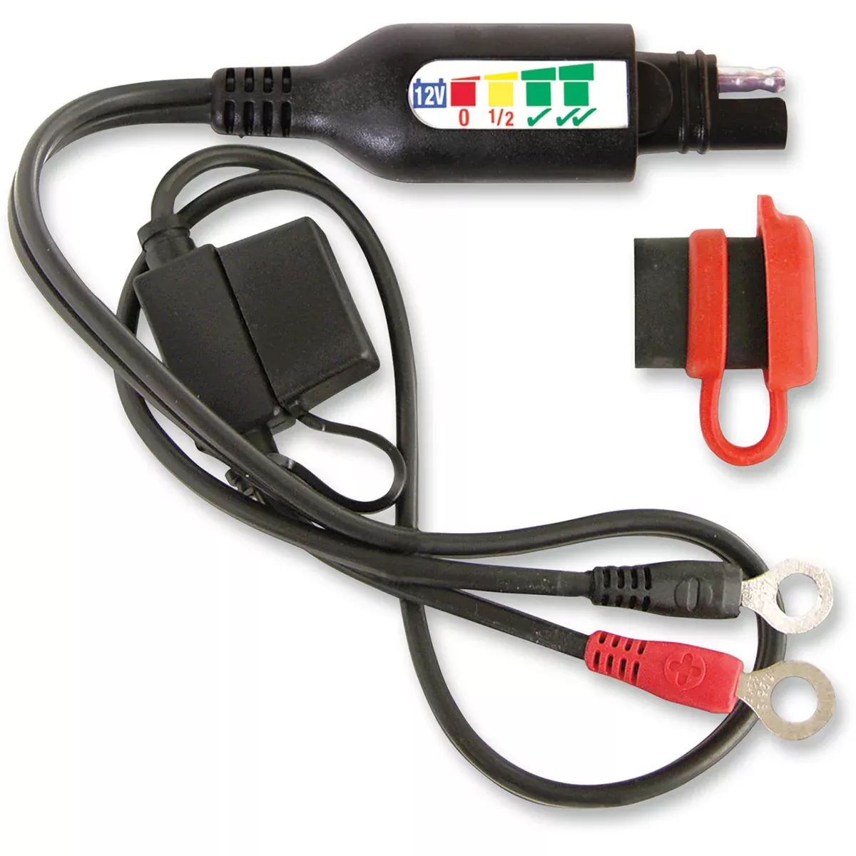 TECMATE 3807-0317 O-124 Optimate™ Permanent Power Lead with Battery/Charge Status Permanent Power Lead with Battery/Charge Status – 20″