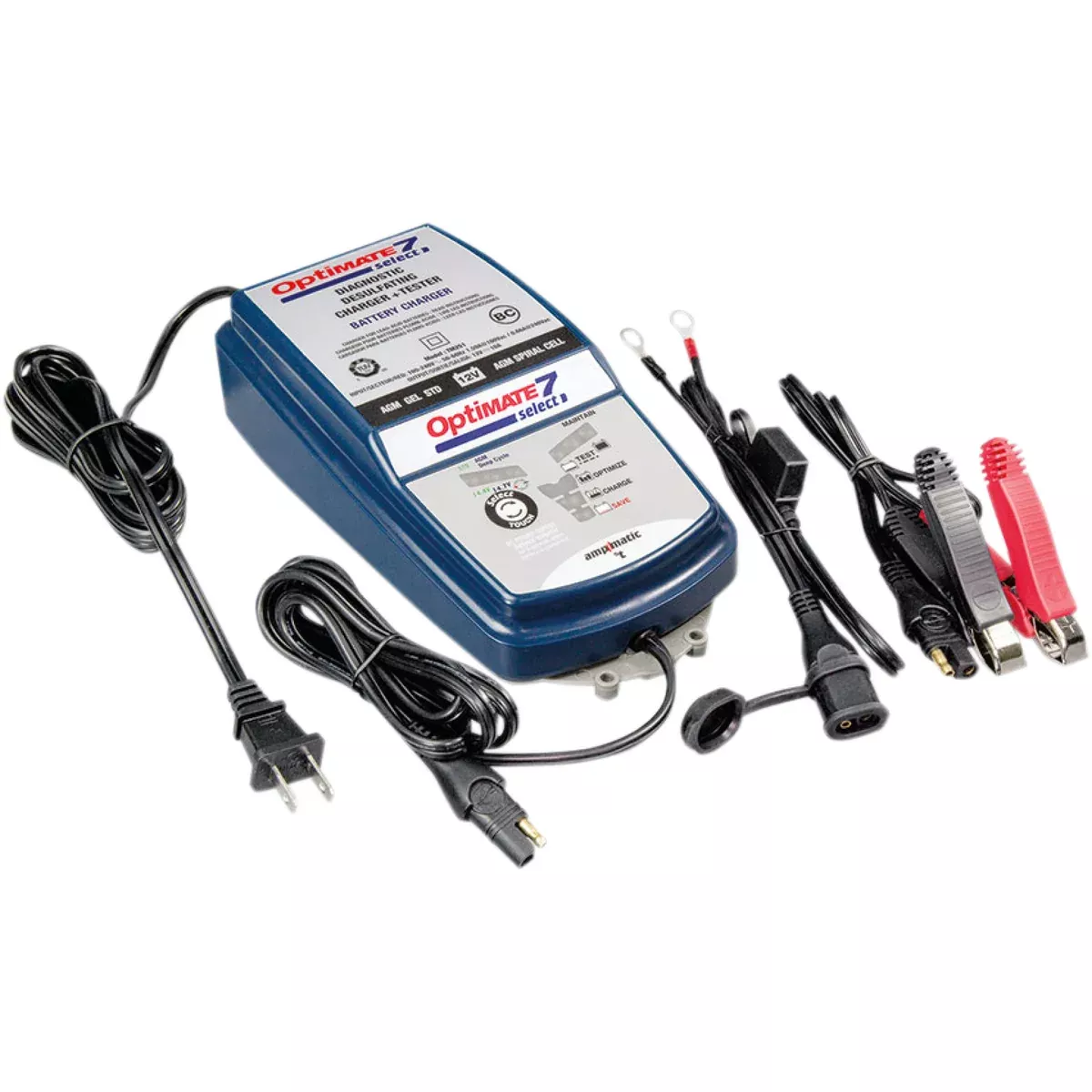 TECMATE 3807-0395 TM251V3 Optimate™ 7 Select Battery Charger/Power Supply Battery Charger/Power Supply