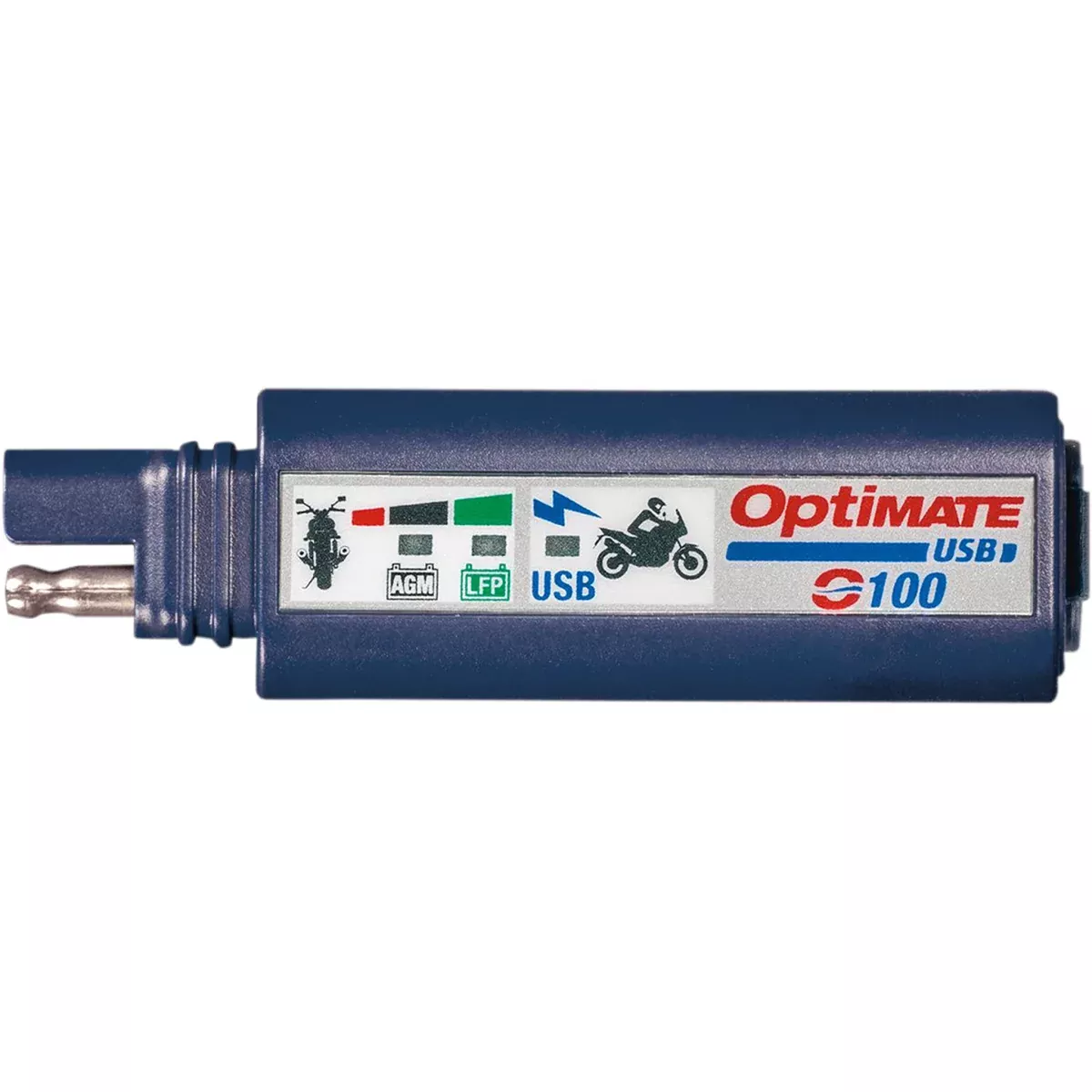 TECMATE 3807-0539 O-100V3 OptiMate™ Single USB Charger SAE to USB Charger - 2 Pin Connector - LED