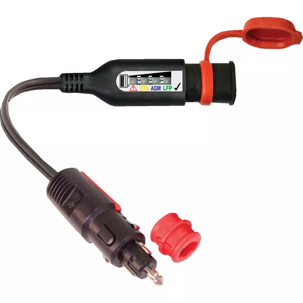 TECMATE 3807-0663 O-126V2 OptiMate™ Monitor O-126 din/auto plug to sae