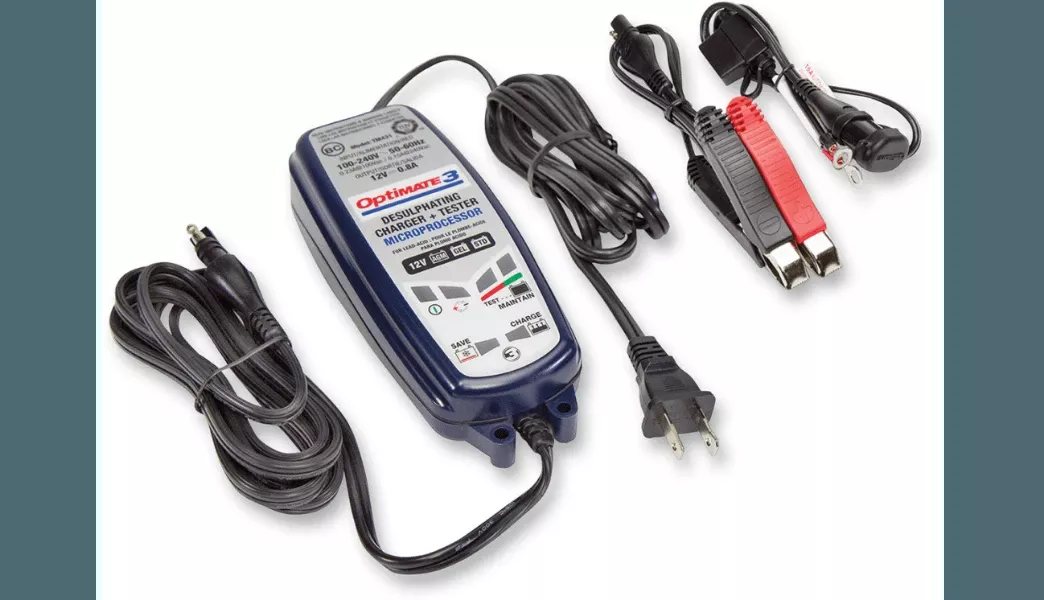 TecMate Optimate 3 Battery Charger/Maintainer