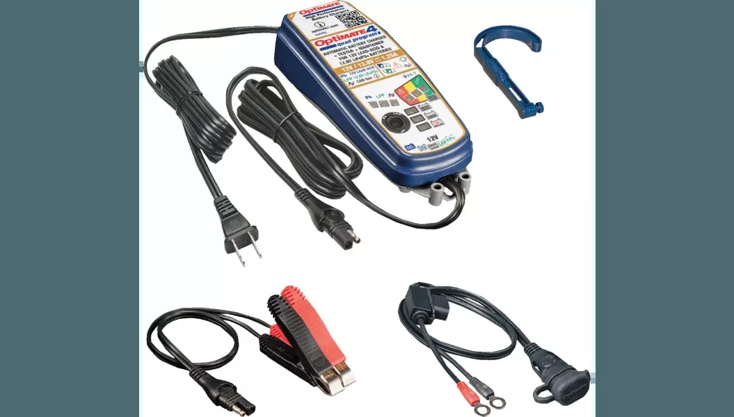 TecMate OptiMate 4 Quad Program 12v Battery Charger