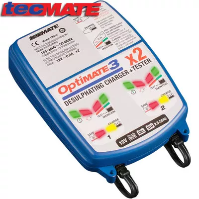 TecMate TM451 OptiMate 3×2 2-Bank Battery Charger