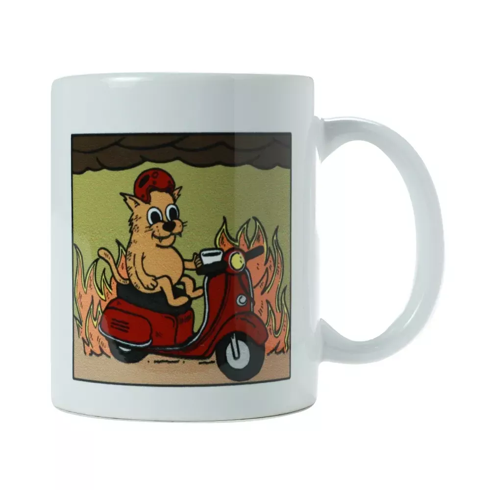 “This Is Fine” Coffee Mug | Scooterworks