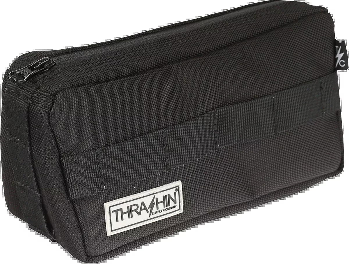 Thrashin Black Motorcycle Handlebar Storage Bag for Harley Davidson THB-0002