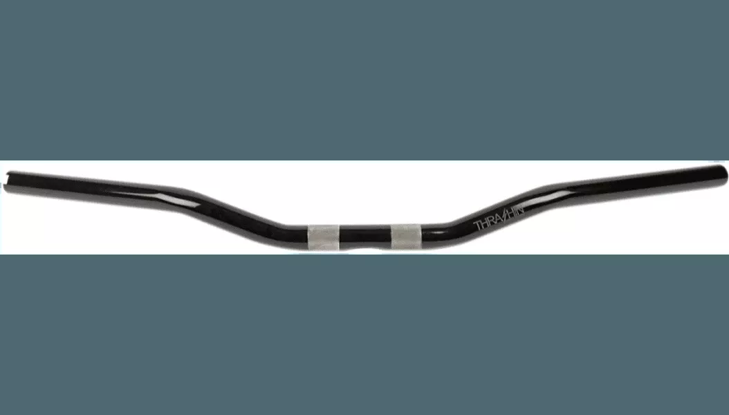 Thrashin Supply 1 inch Low Bend Handlebars for Harley Davidson Models - Black