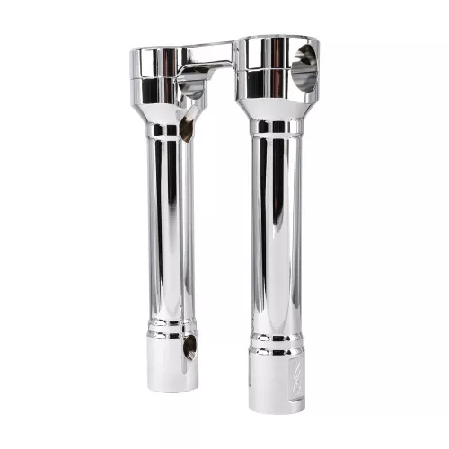 Thrashin Supply 8" Hole Shot Handlebar Risers - Chrome