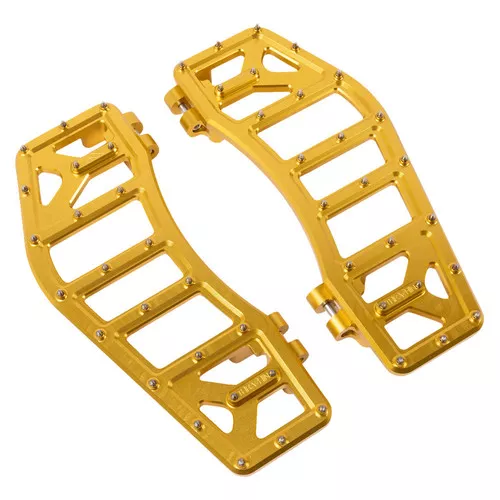 Thrashin Supply Aggressor Floorboards for Harley Bagger - Gold
