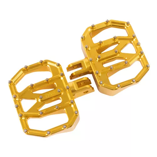 Thrashin Supply Aggressor Mini Floorboards for 2018-2026 Harley Softail - Gold