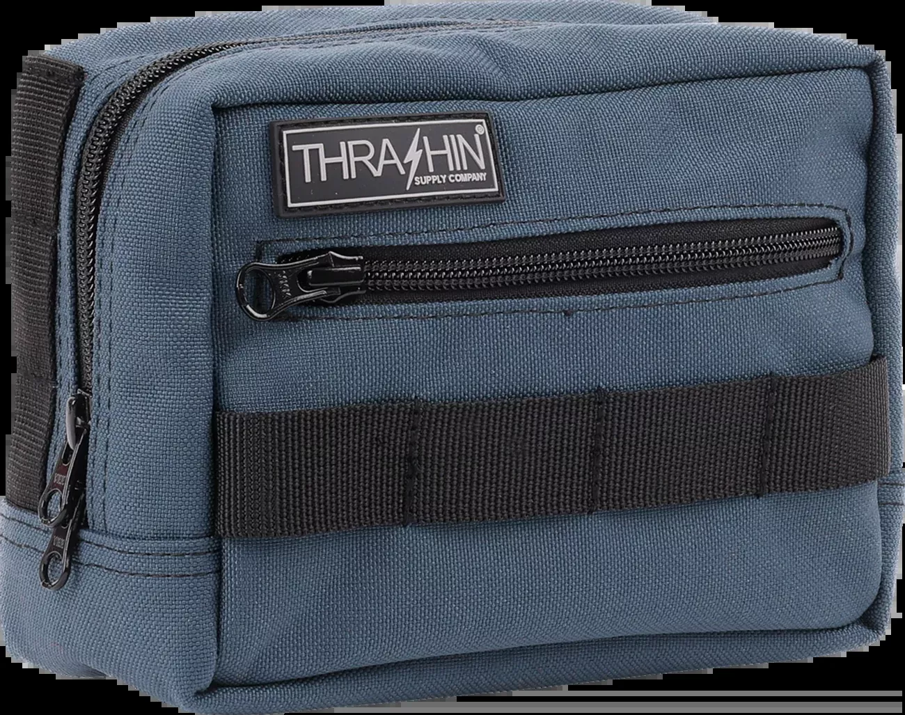 Thrashin Supply Blue Motorcycle Handlebar Storage Bag Harley Davidson THB-0023